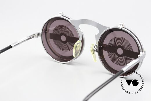Hi Tek London Flip Up Sunglasses Steampunk, Size: small, Made for Men and Women