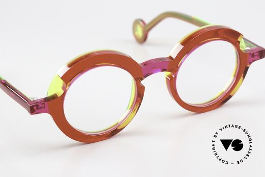 Theo Belgium Sara Round Acetate Ladies Frame, Size: medium, Made for Women