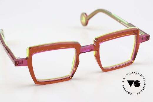 Theo Belgium Vilmos Square Acetate Ladies Frame, Size: medium, Made for Women