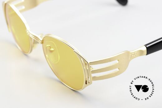Jean Paul Gaultier 56-3281 The JPG Fork Sunglasses, titanium frame in matte gold; MADE IN JAPAN, Made for Men and Women