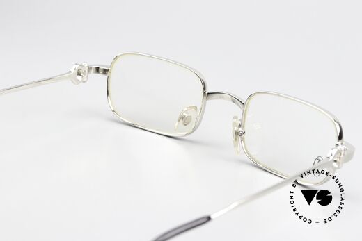 Cartier Dreamer - S 90s Frame Brushed Platinum, lens height is 30mm (varifocal / progressive lenses), Made for Men and Women