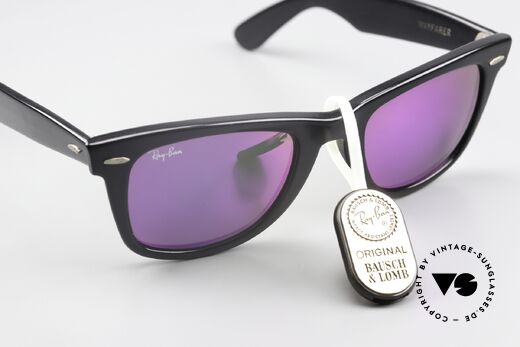 Ray Ban Wayfarer I Special Edition Rose Mirror, NO Italy-Wayfarer; an genuine old USA-ORIGINAL, Made for Men and Women