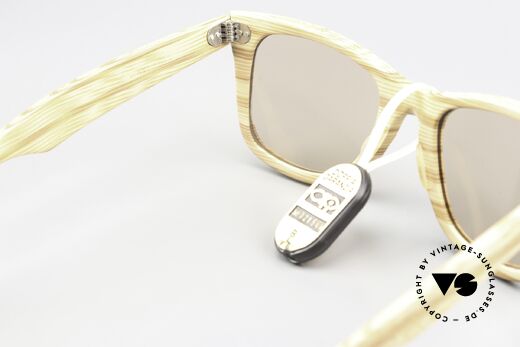 Ray Ban Wayfarer I Woodies B&L USA 80's Wood, NO retro sunglasses, but a rare 40 years old original, Made for Men and Women