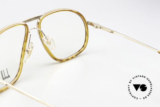 Dunhill 6093 - L Luxury Frame Aviator Style, NO RETRO eyeglasses, but a precious 1990's ORIGINAL, Made for Men