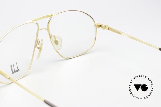 Dunhill 6098 Interesting 90's Aviator Specs, the metal frame can be glazed with lenses of any kind, Made for Men