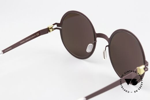 Mykita Scarlett Slightly Mirrored Sun Lenses, innovative flexible frame construction: one size fits all, Made for Women