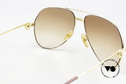 Cartier Vendome Solid Gold - L 18kt Solid Gold Sunglasses 80's, barely worn (absolutely mint condition) - really like new, Made for Men