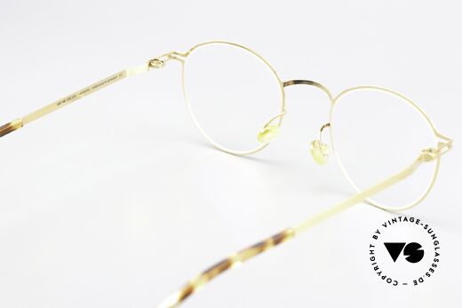 Mykita Tona Small Panto Frame Glossy Gold, the frame can be glazed optionally (optical/sun lenses), Made for Men and Women
