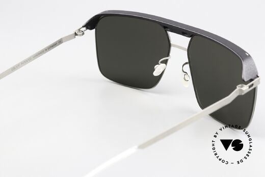 Mykita Leica ML03 Pitch Black / Matte Silver Edition, AquaDura Vision Pro = protection against reflections, Made for Men