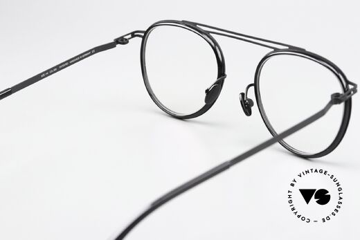 Mykita Maren Black Designer Eyewear Unisex, innovative flexible frame construction: one size fits all, Made for Men and Women