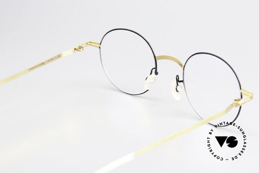 Mykita Yorin Round Specs Gold And Black, unworn model from 2018 comes with original packaging, Made for Men and Women