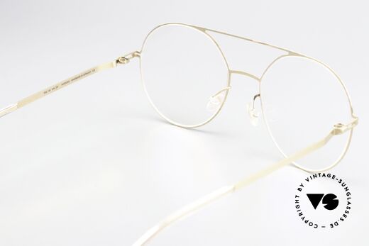Mykita Lonne Ladies Specs Champagne Gold, the quality frame can be glazed with lenses of any kind, Made for Women