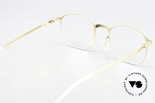 Mykita Toimi Ladies Metal Frame Glossy Gold, the frame can be glazed optionally (optical/sun lenses), Made for Women