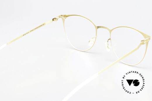 Mykita Gesa Classic Ladies Specs Glossy Gold, the frame can be glazed optionally (optical/sun lenses), Made for Women