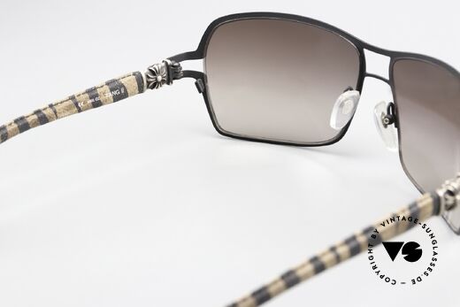 Chrome Hearts Tang II Distressed Zebra Leather, Size: large, Made for Men and Women Chrome Hearts Tang II Distressed Zebra Leather, Size: large, Made for Men and Women
