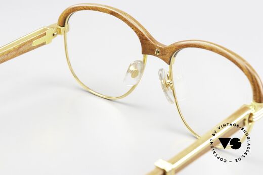 Cartier Malmaison Diego Maradona Wood Glasses, NO retro glasses; but 100% vintage Cartier ORIGINAL, Made for Men and Women Cartier Malmaison Diego Maradona Wood Glasses, NO retro glasses; but 100% vintage Cartier ORIGINAL, Made for Men and Women
