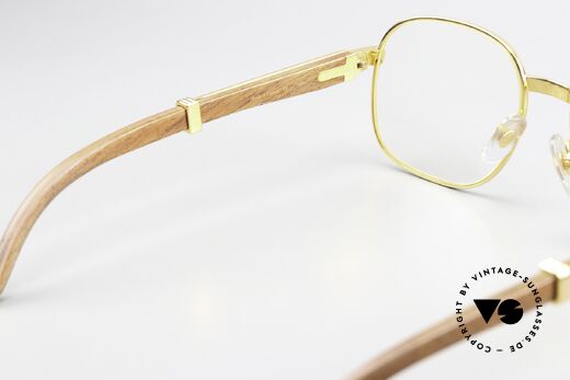 Cartier Monceau Bubinga Precious Wood Glasses, NO RETRO glasses; but 100% vintage Cartier ORIGINAL, Made for Men and Women Cartier Monceau Bubinga Precious Wood Glasses, NO RETRO glasses; but 100% vintage Cartier ORIGINAL, Made for Men and Women