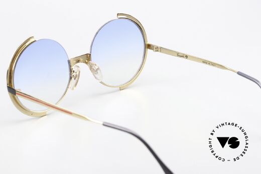 Casanova FC4 Round Art Sunglasses 80's, the blue sun lenses can be replaced with prescriptions, Made for Men and Women Casanova FC4 Round Art Sunglasses 80's, the blue sun lenses can be replaced with prescriptions, Made for Men and Women