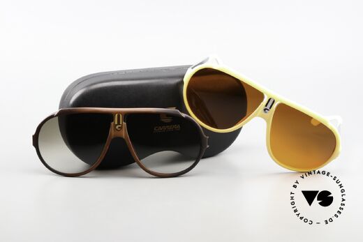 Carrera 5512 2 in 1 Sunglasses White & Brown, Size: large, Made for Men Carrera 5512 2 in 1 Sunglasses White & Brown, Size: large, Made for Men