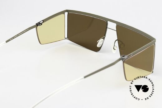 Mykita Helmut Lang HL001 Camou Green Jelly Yellow Sides, Size: medium, Made for Men and Women Mykita Helmut Lang HL001 Camou Green Jelly Yellow Sides, Size: medium, Made for Men and Women