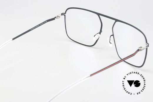 Mykita Studio 6.8 Coloring With Indigo Rusty Red, really interesting, unworn designer piece with case, Made for Men and Women Mykita Studio 6.8 Coloring With Indigo Rusty Red, really interesting, unworn designer piece with case, Made for Men and Women