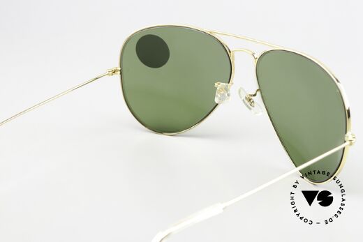 Ray Ban Large Metal II 80's Pilot Sunglasses RB3 Lens, NO RETRO shades, but an old original in 62/14 size, Made for Men Ray Ban Large Metal II 80's Pilot Sunglasses RB3 Lens, NO RETRO shades, but an old original in 62/14 size, Made for Men