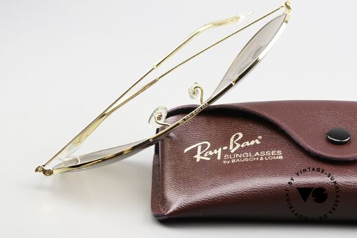 Ray Ban Large Metal Changeable Lenses B&L USA, NO RETRO shades, but an old original in 58/14 size, Made for Men and Women Ray Ban Large Metal Changeable Lenses B&L USA, NO RETRO shades, but an old original in 58/14 size, Made for Men and Women