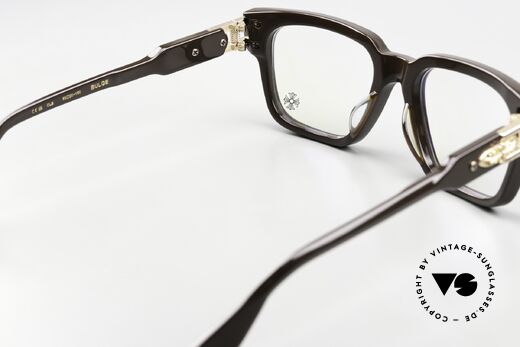 Chrome Hearts Bulge Men's Glasses 18kt Gold-Plated, the frame can be glazed with lenses of any kind, Made for Men