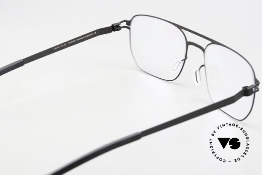 Mykita Rem Men's Frame Double Bridge Black, the frame can be glazed optionally (optical / sun lenses), Made for Men Mykita Rem Men's Frame Double Bridge Black, the frame can be glazed optionally (optical / sun lenses), Made for Men