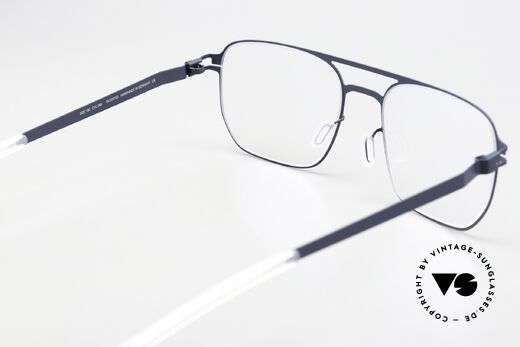 Mykita Rem Men's Glasses In Navy Blue, the frame can be glazed optionally (optical / sun lenses), Made for Men Mykita Rem Men's Glasses In Navy Blue, the frame can be glazed optionally (optical / sun lenses), Made for Men