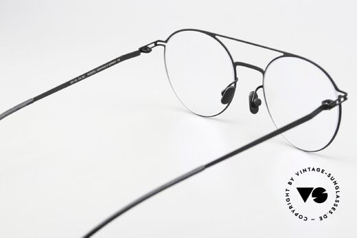 Mykita Kjell Round Frame In Classic Black, innovative flexible frame construction in medium size, Made for Men and Women Mykita Kjell Round Frame In Classic Black, innovative flexible frame construction in medium size, Made for Men and Women