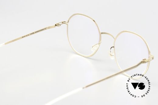Mykita Studio 6.6 Champagne Gold Black Coloring, really interesting, unworn designer piece with case, Made for Women Mykita Studio 6.6 Champagne Gold Black Coloring, really interesting, unworn designer piece with case, Made for Women