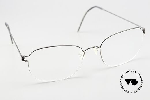 Lindberg Mars 54 Air Titan Rim Titan Frame Matte Black Gray, frame can be fitted with any lenses (also progressive), Made for Men