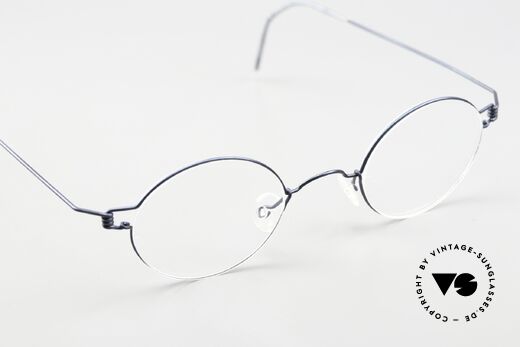 Lindberg Corona 42 Air Titan Rim Round Specs Matte Dark Blue, simple & strong frame: free from screws, rivets & welds, Made for Men and Women Lindberg Corona 42 Air Titan Rim Round Specs Matte Dark Blue, simple & strong frame: free from screws, rivets & welds, Made for Men and Women