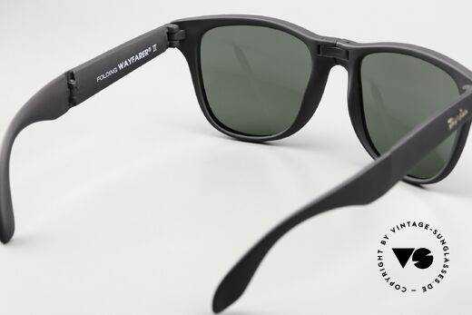 Ray Ban Wayfarer II Folding Foldable Wayfarer Sunglasses, Size: large, Made for Men