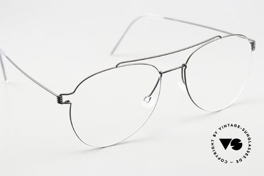 Lindberg Sonny 53 Air Titan Rim Black Titanium Aviator Frame, orig. Lindberg DEMO lenses can be replaced optionally, Made for Men and Women Lindberg Sonny 53 Air Titan Rim Black Titanium Aviator Frame, orig. Lindberg DEMO lenses can be replaced optionally, Made for Men and Women