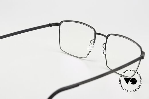 Lindberg 7426 Strip Titanium Black Square Men's Glasses, orig. DEMO lenses can be replaced with prescriptions, Made for Men Lindberg 7426 Strip Titanium Black Square Men's Glasses, orig. DEMO lenses can be replaced with prescriptions, Made for Men