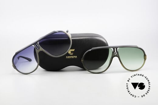 Carrera 5512 2 in 1 Sunglasses Blue & Green, Size: large, Made for Men