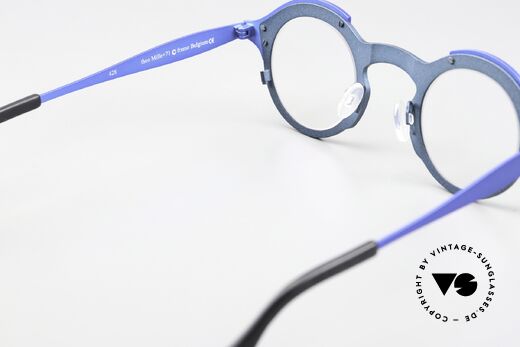 Theo Belgium Mille 71 Metal Frame Bicolor Blue Titan, high-end titanium frame fits progressive lenses, Made for Men and Women Theo Belgium Mille 71 Metal Frame Bicolor Blue Titan, high-end titanium frame fits progressive lenses, Made for Men and Women