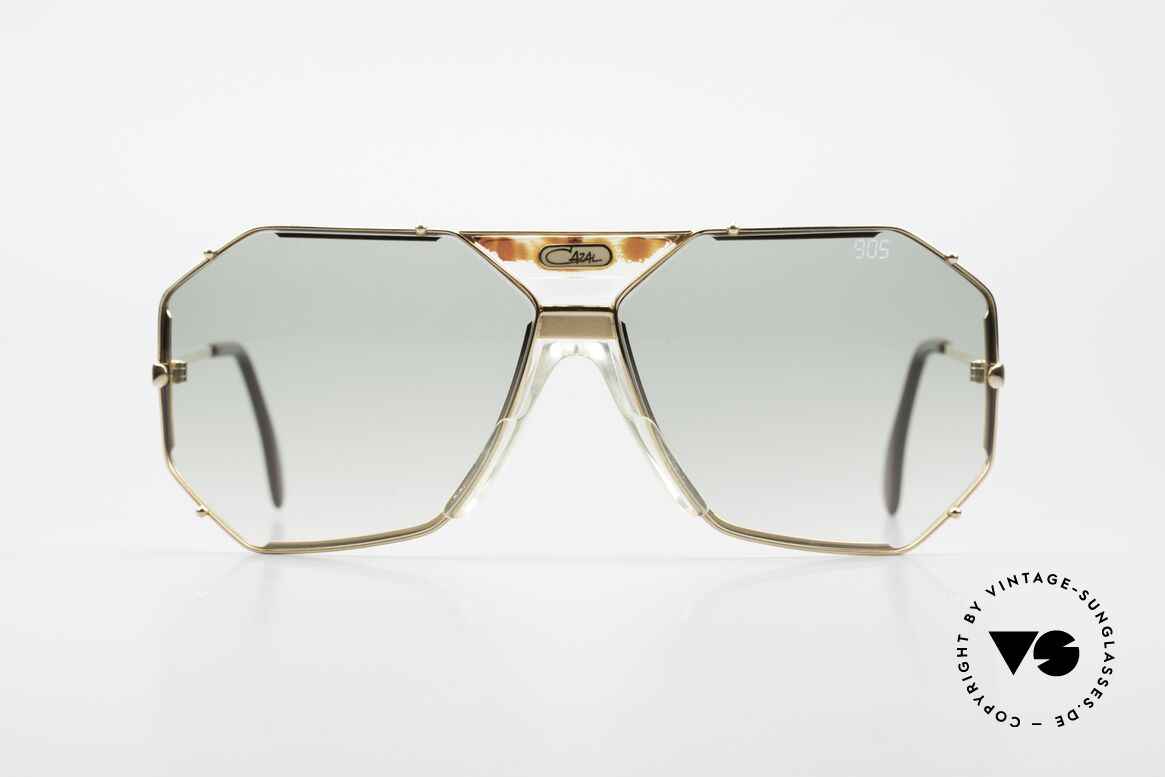 Cazal 905 Gwen Stefani Sunglasses 80's, elegant, angular design by Cari Zalloni (CAZAL), Made for Men