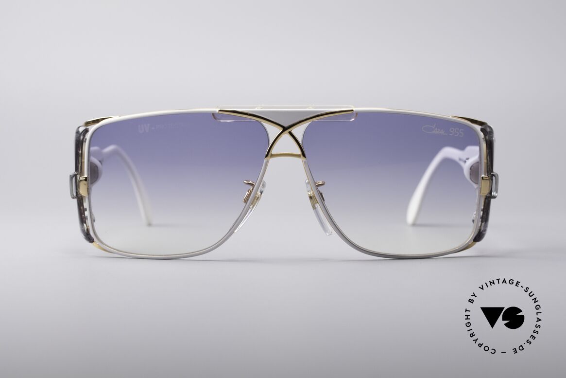 Cazal 955 Old School Sports Shades, huge Cazal vintage designer sunglasses from 1987, Made for Men