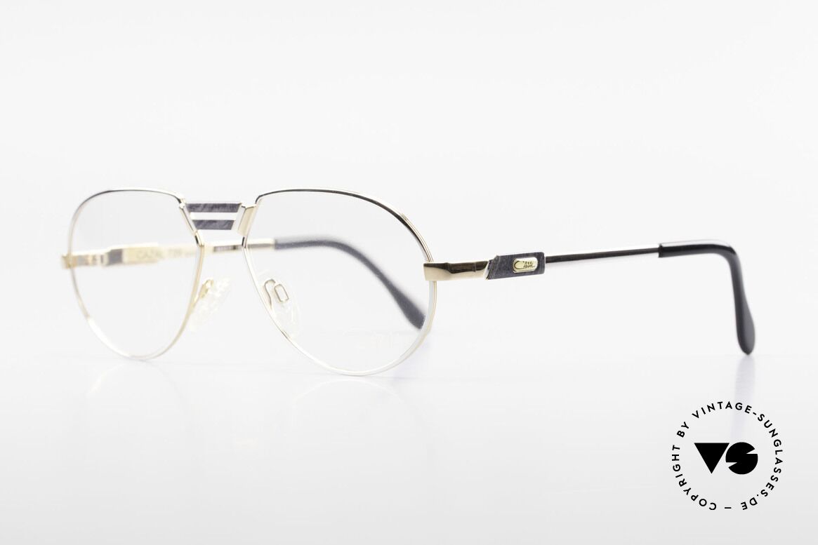 Cazal 739 Gold Plated Eyeglass-Frame, very elegant and TOP-quality; made in Germany, Made for Men