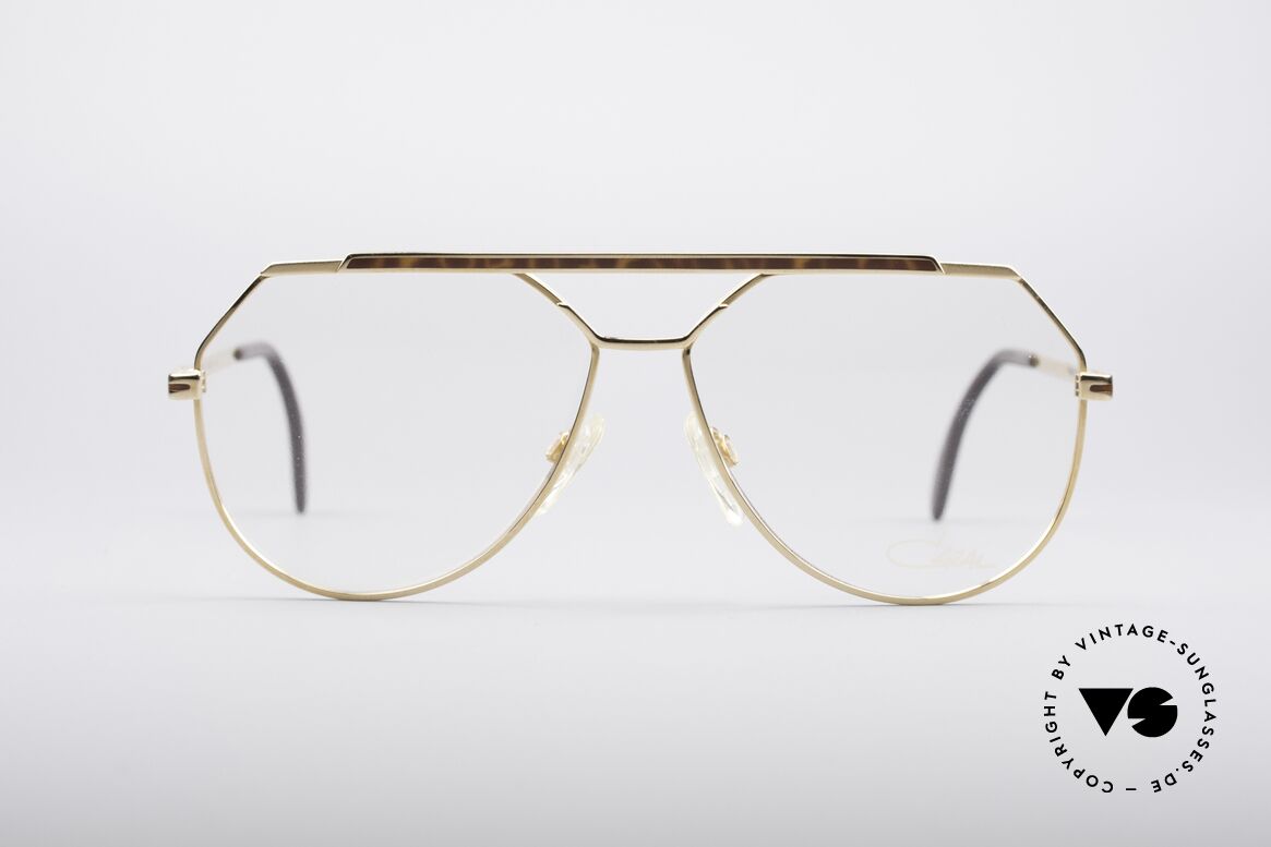 Cazal 733 80's Men's Aviator Glasses, striking Cazal eyeglass-frame for men from 1986/87, Made for Men