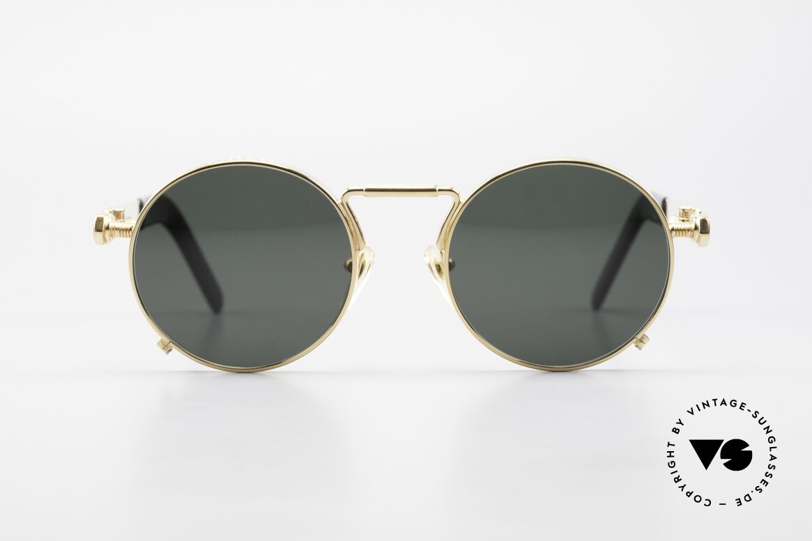 Jean Paul Gaultier 56-8171 Customized Chrome Gold, valuable and creative Jean Paul Gaultier designer shades, Made for Men and Women