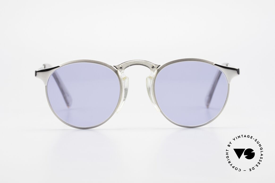 Jean Paul Gaultier 57-0174 Rare 90's JPG Panto Sunglasses, classic 'panto style' refined as unique designer piece, Made for Men