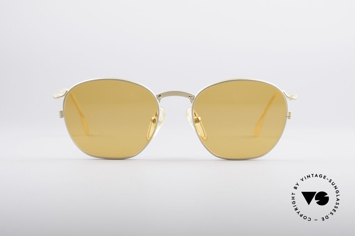 Jean Paul Gaultier 55-1271 Gold Plated Frame, vintage designer sunglasses by J.P. Gaultier, Made for Men and Women Jean Paul Gaultier 55-1271 Gold Plated Frame, vintage designer sunglasses by J.P. Gaultier, Made for Men and Women