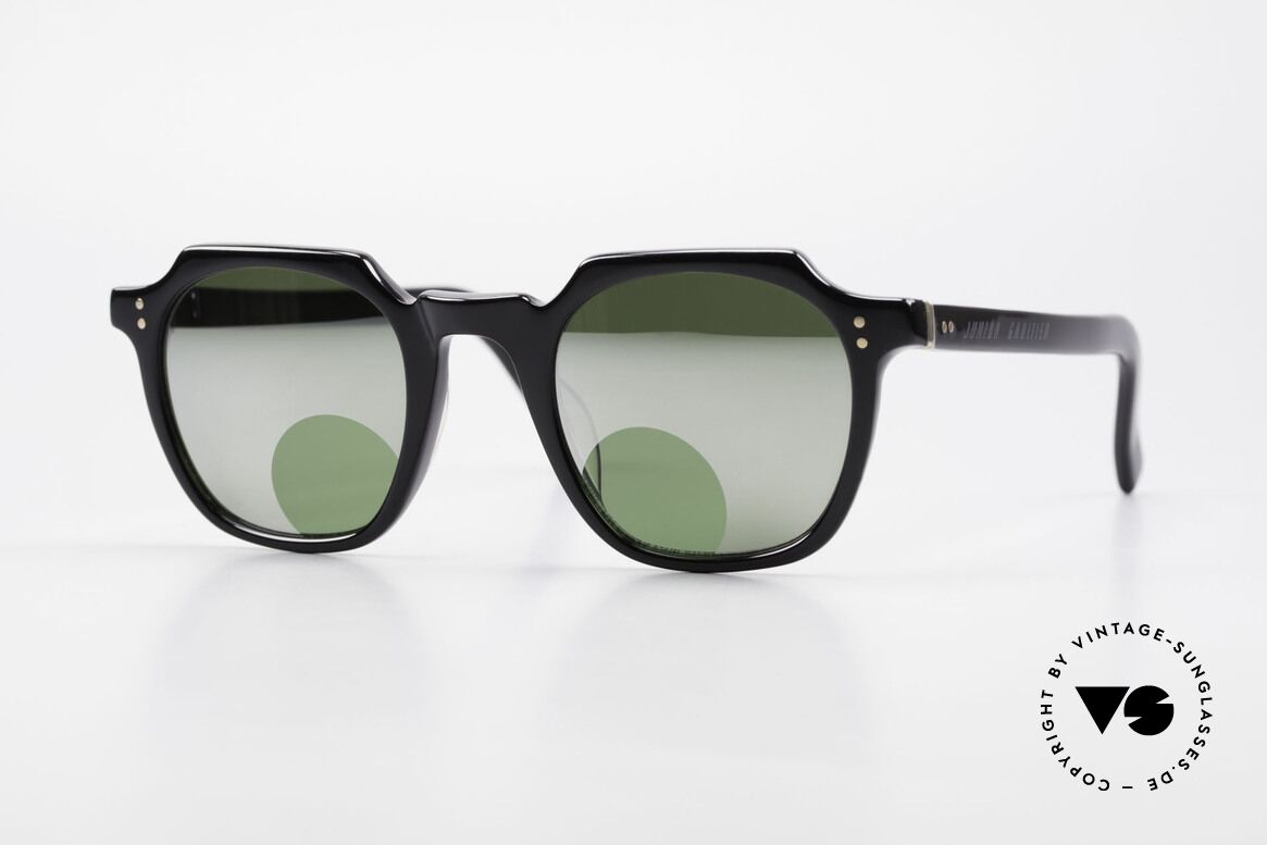 Jean Paul Gaultier 58-0071 Mirrored Lenses With Peephole, ingenious 1990's sunglasses by Jean Paul Gaultier, Made for Men and Women