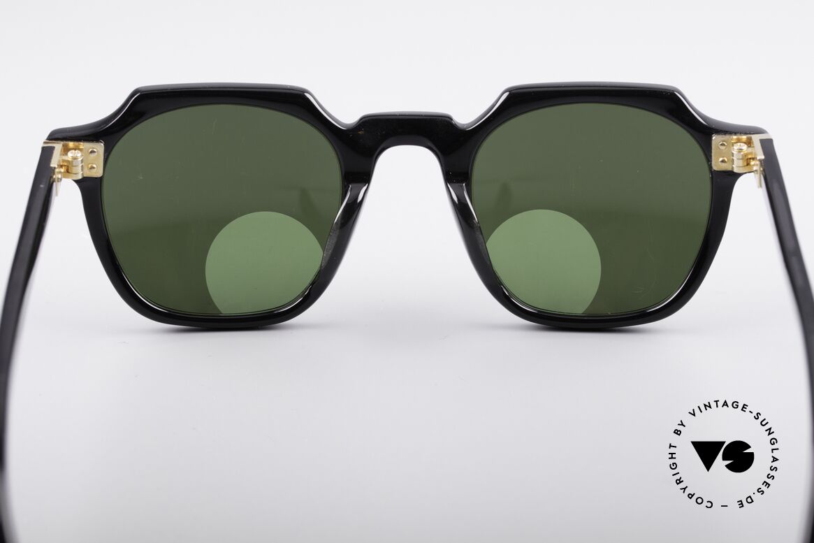 Jean Paul Gaultier 58-0071 Mirrored Lenses With Peephole, the lens silvering (left side) has two tiny scratches, Made for Men and Women