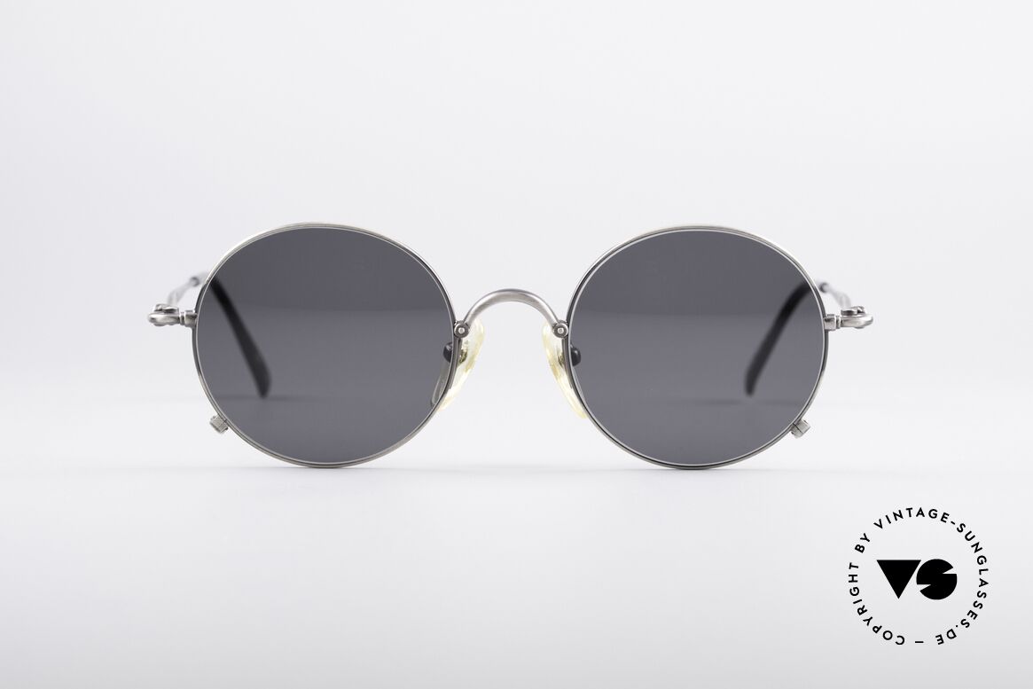 Jean Paul Gaultier 55-1176 Round JPG Vintage Frame, timeless designer sunglasses by Jean P. Gaultier, Made for Men and Women