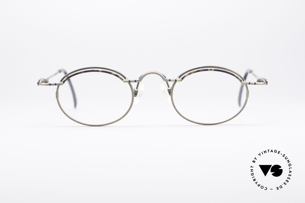 Cazal 775 Oval 90's Eyeglasses, oval vintage eyeglass-frame by Cazal from 1997/98, Made for Men and Women